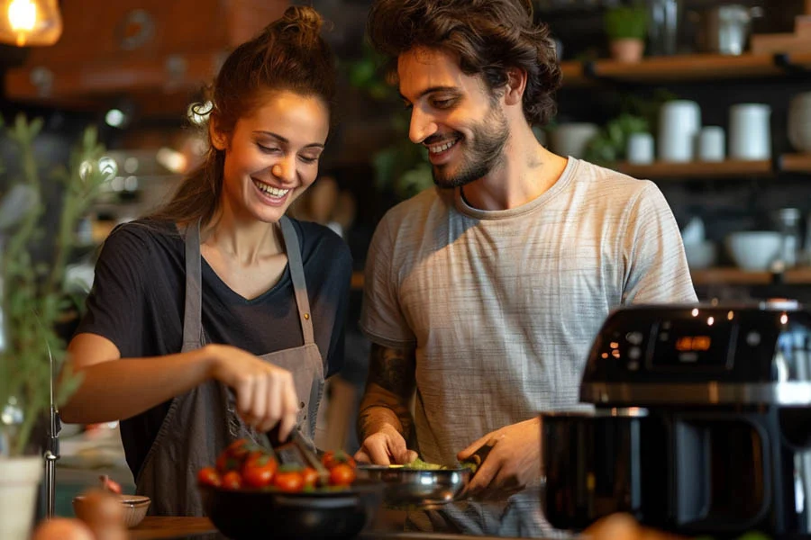 cooking in an airfryer