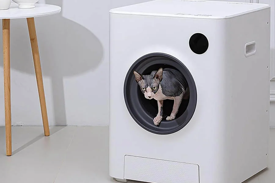 cat robot litter